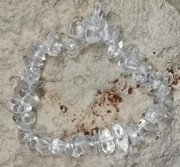 Splitterarmband Bergkristall